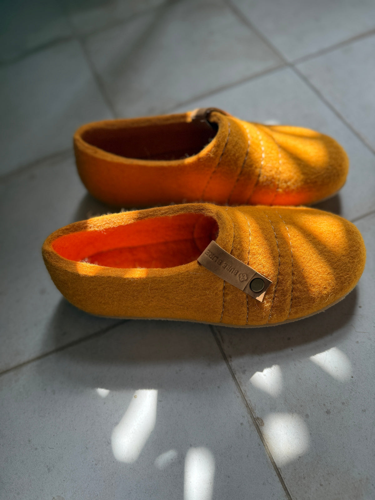 Women's Sunflower COCOON Woolen Clogs