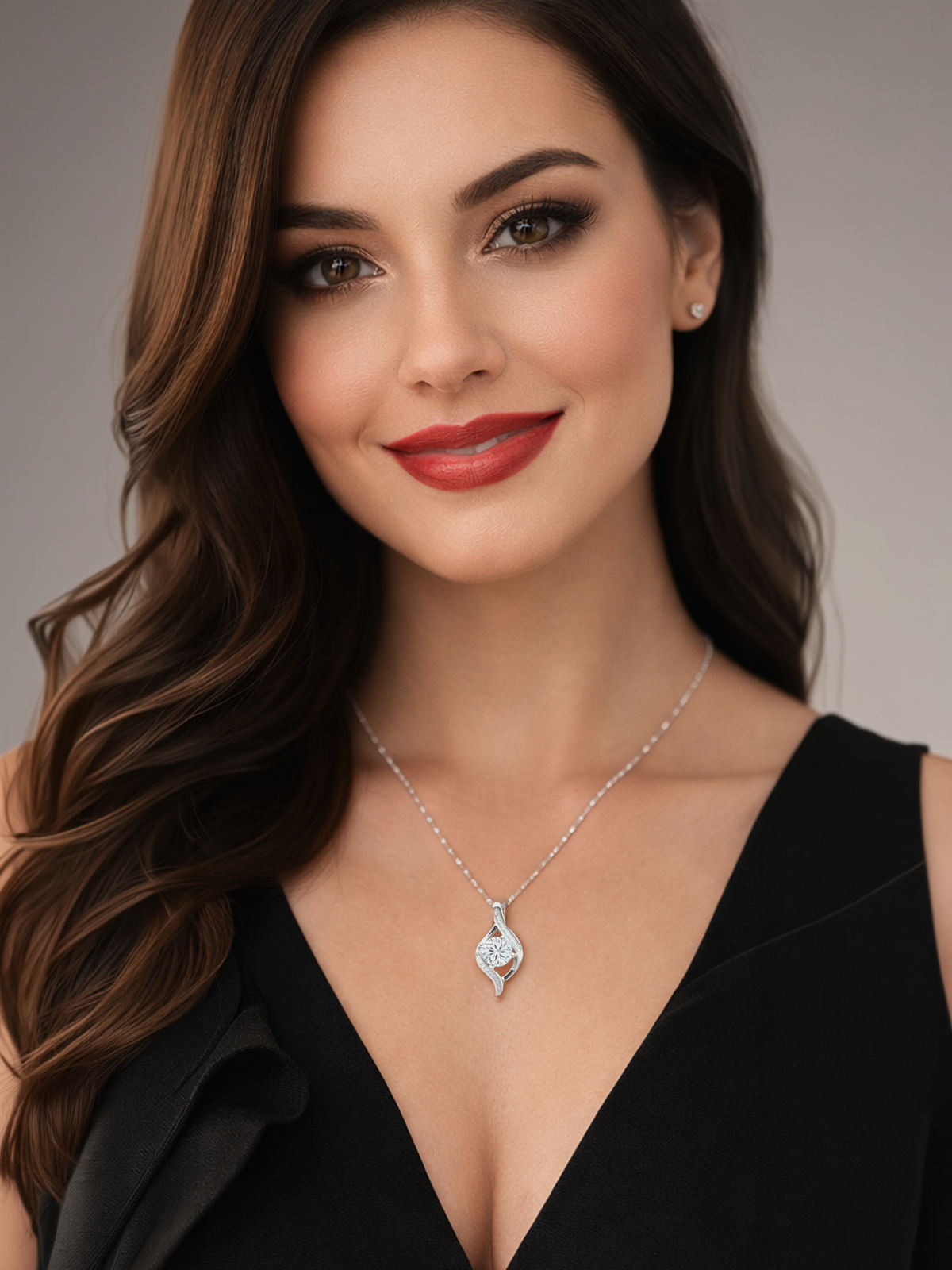 Sterling Silver Infinity Love Necklace