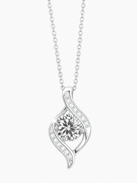 Sterling Silver Infinity Love Necklace