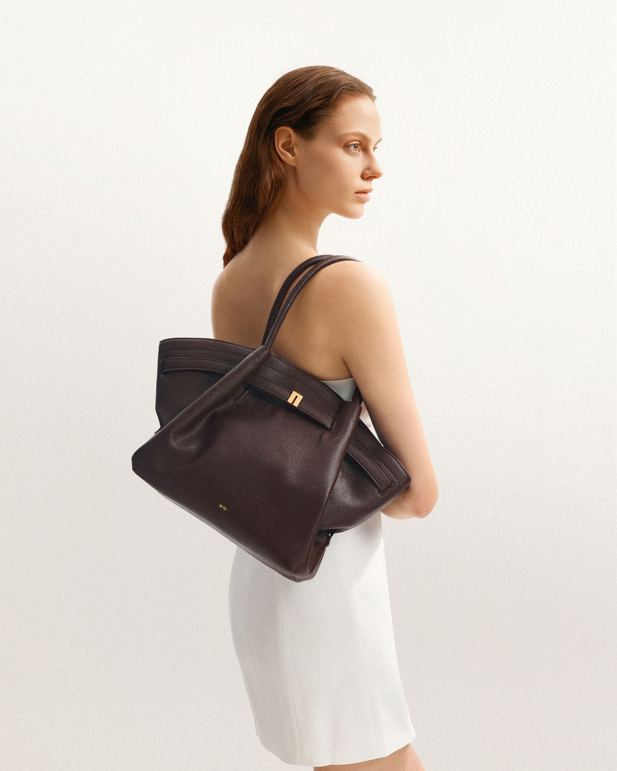 Optew Hana Medium Tote Bag - Dark Brown