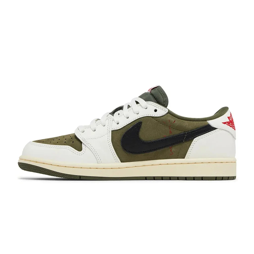 Travis Scott x Air Jordan 1 Low OG SP 'Medium Olive' Trainers