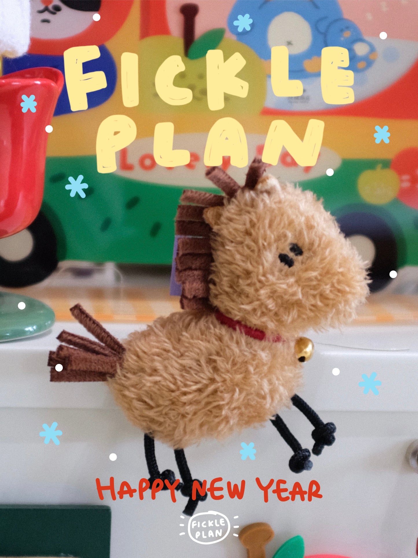 Fickle Plan - Horse Keychain