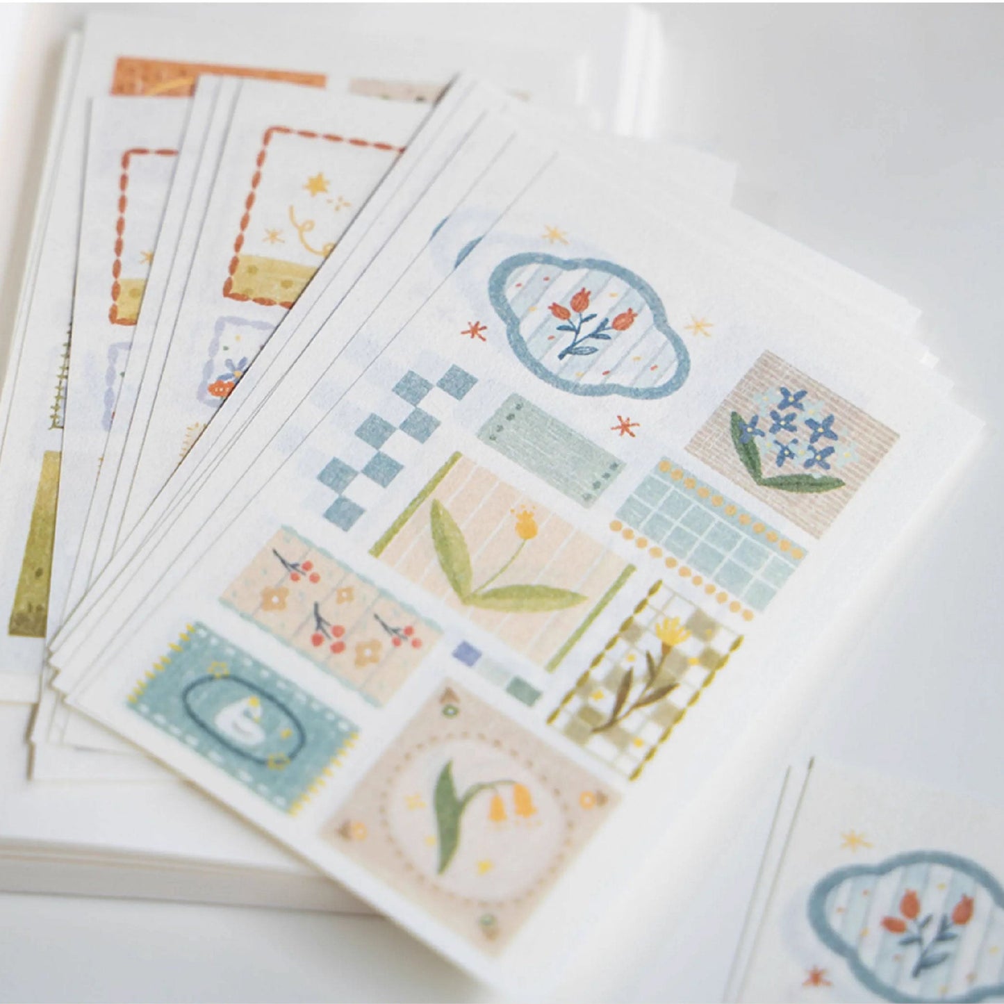 Orange Studio - Patchwork Small Clips Scrapbook Decorative Paper