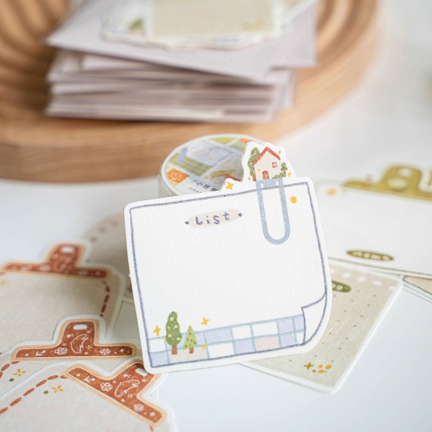 Orange Studio - Patchwork Small Clips Scrapbook Decorative Paper