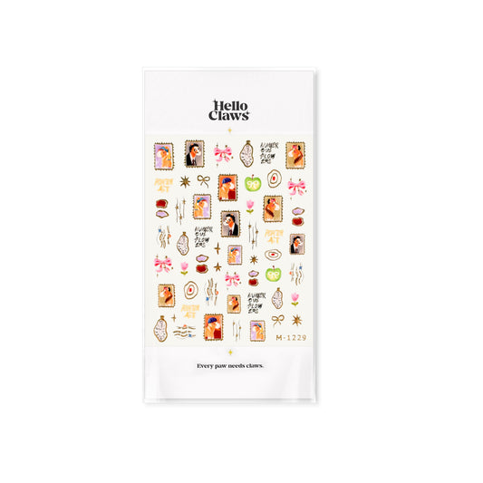 Hello Claws - World Famous Paintings Nail Deco Sticker