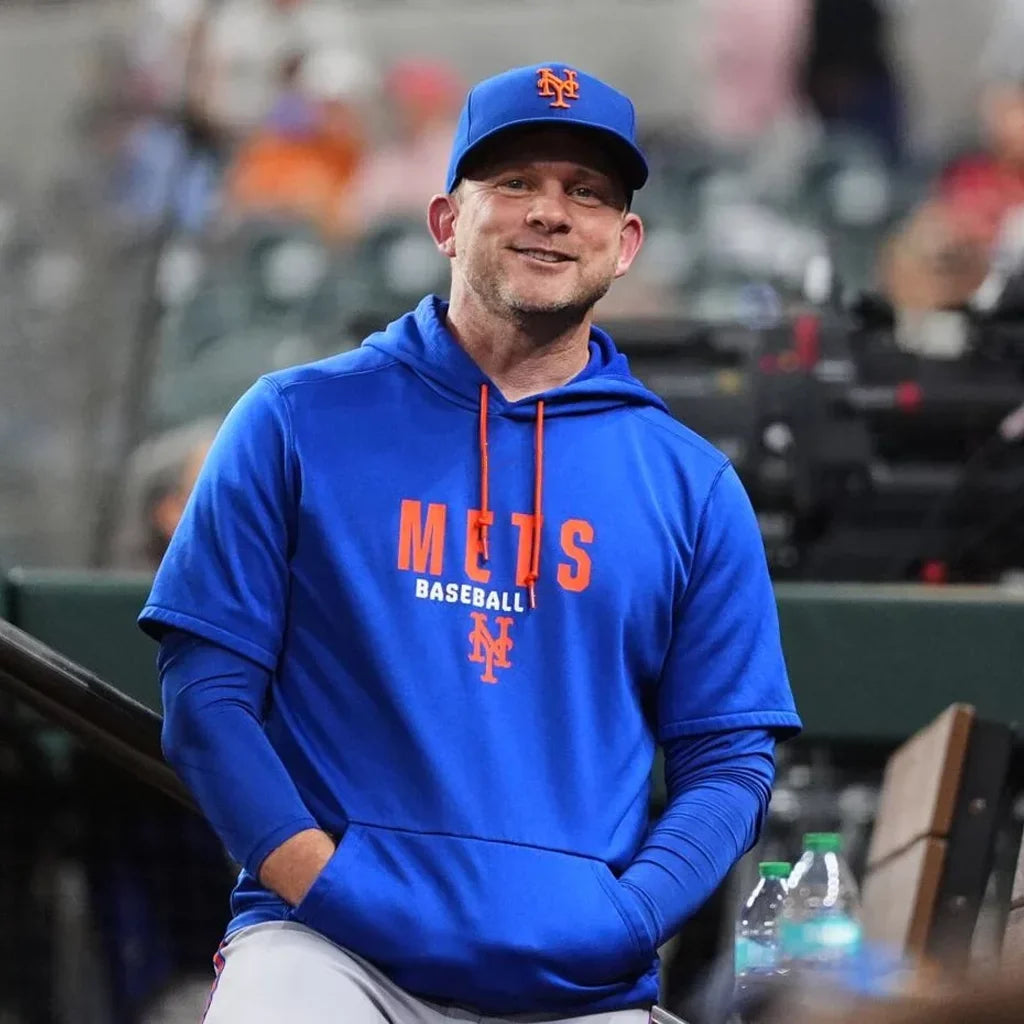 NY Mets Andy Green Blue Sleeveless Hoodie