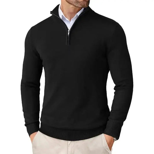 Optew Men's Classic Half-Zip Sweater