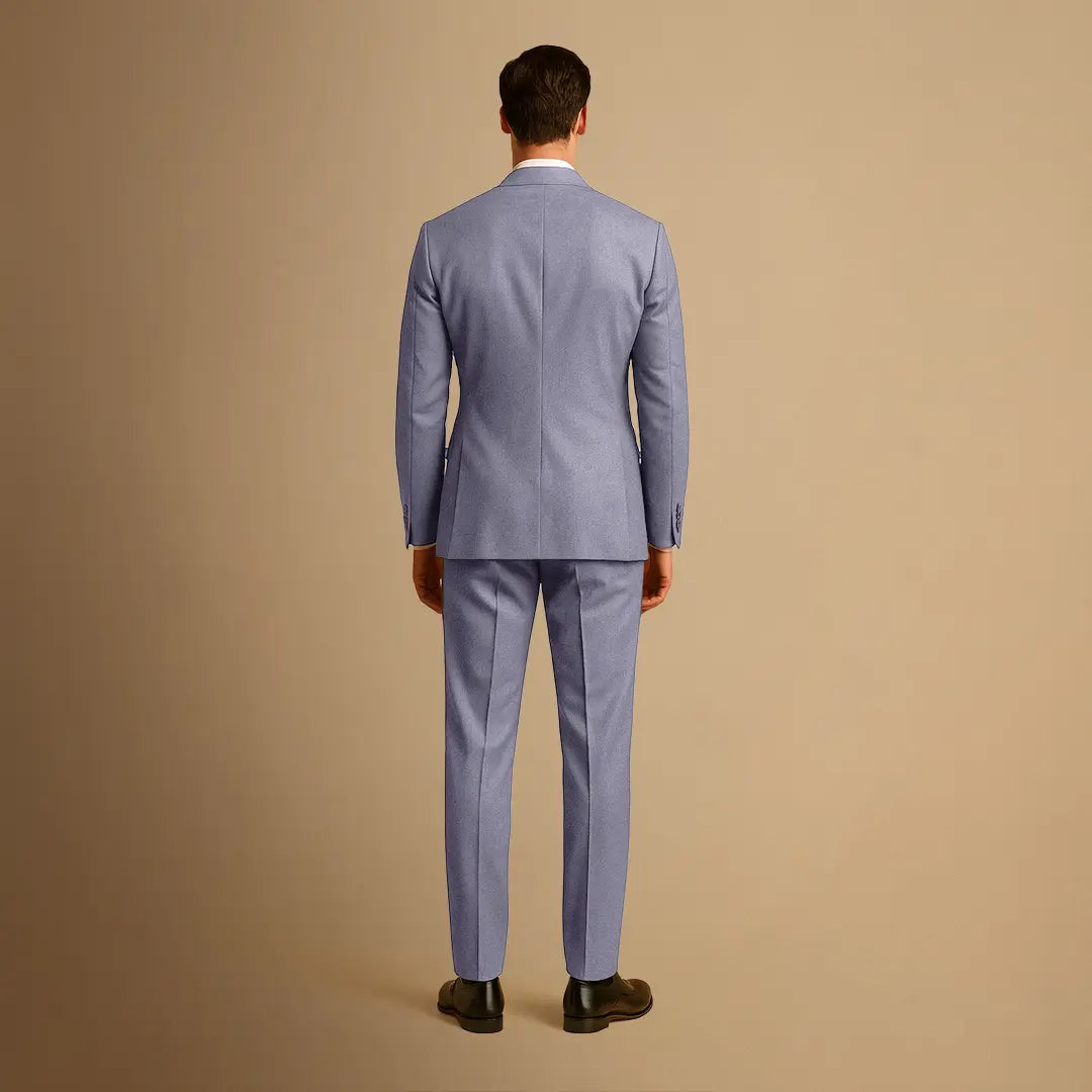 Optew Men's Slim Fit Suit Lightweight Two Piece for Weddings and Formal Events