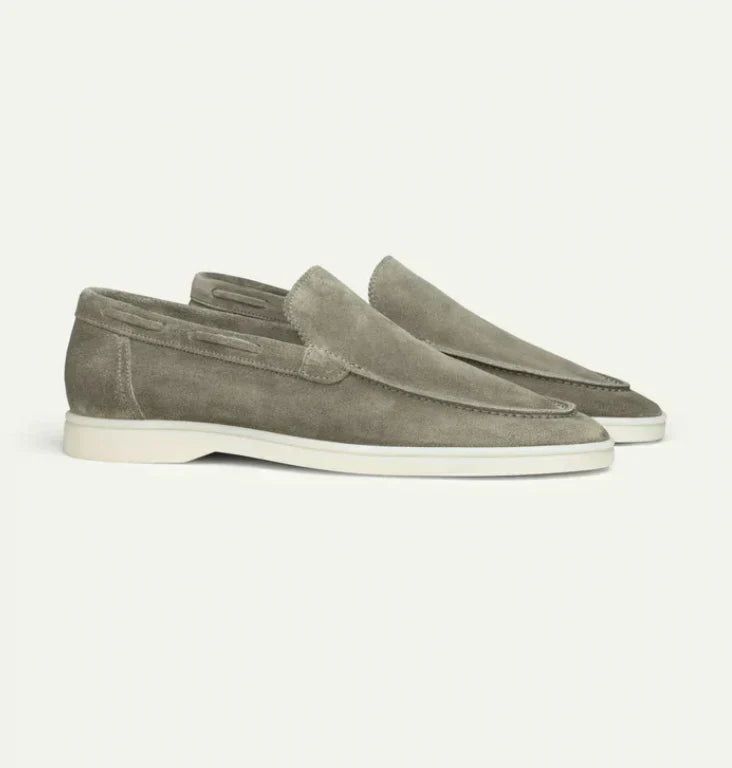 Optew Men’s Suede Slip-On Loafers