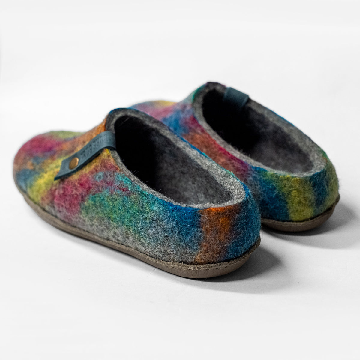 SEMI-Rainbow/Grey COCOON Slip-On Slippers