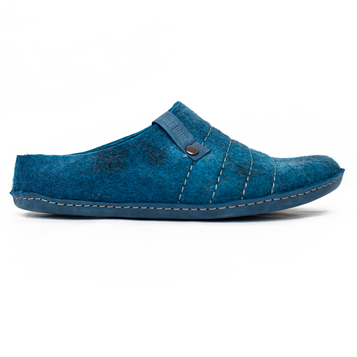 Men's Ocean Blue COCOON Felted Wool Slippers