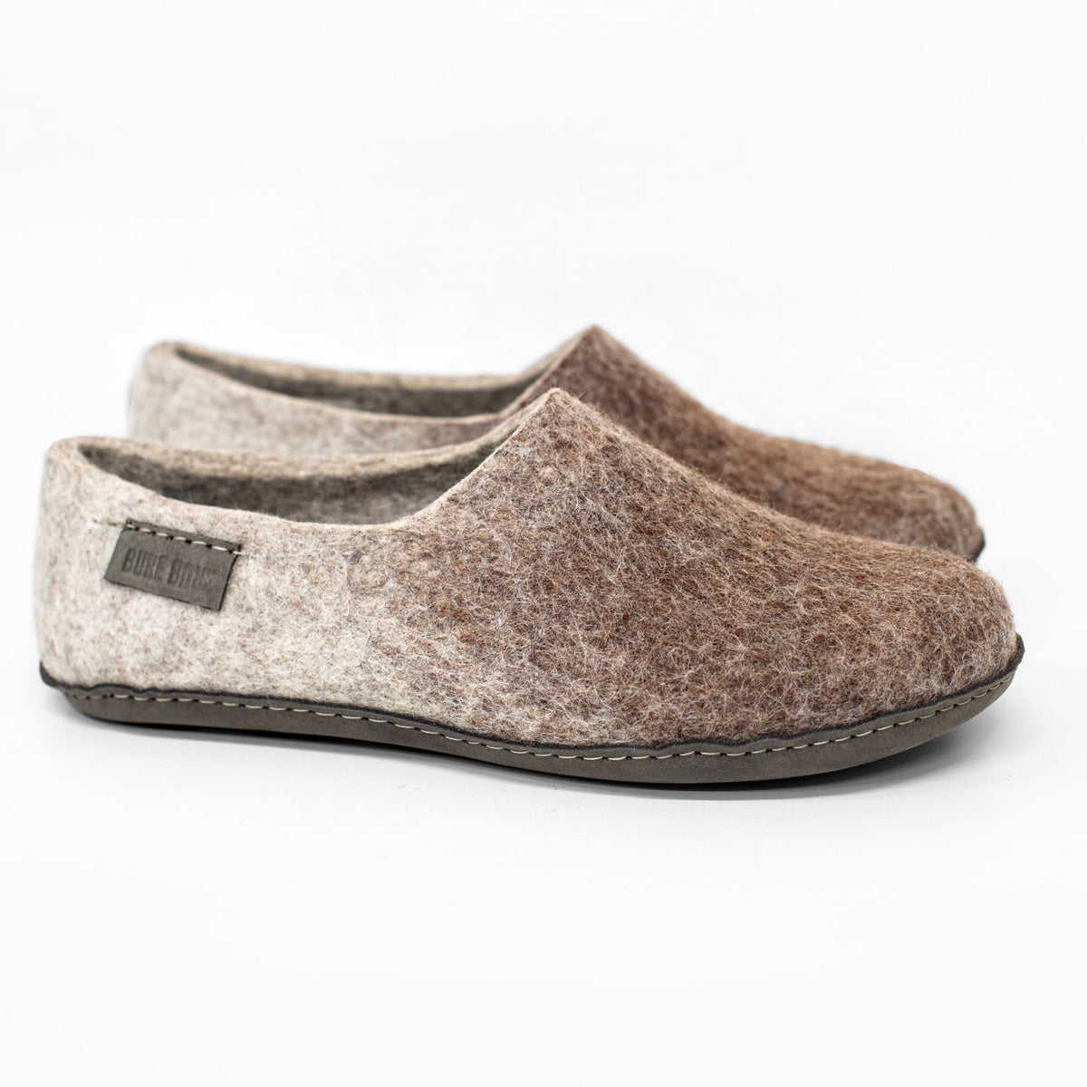 Men's OBRE Alpaca Wool Clog Slippers