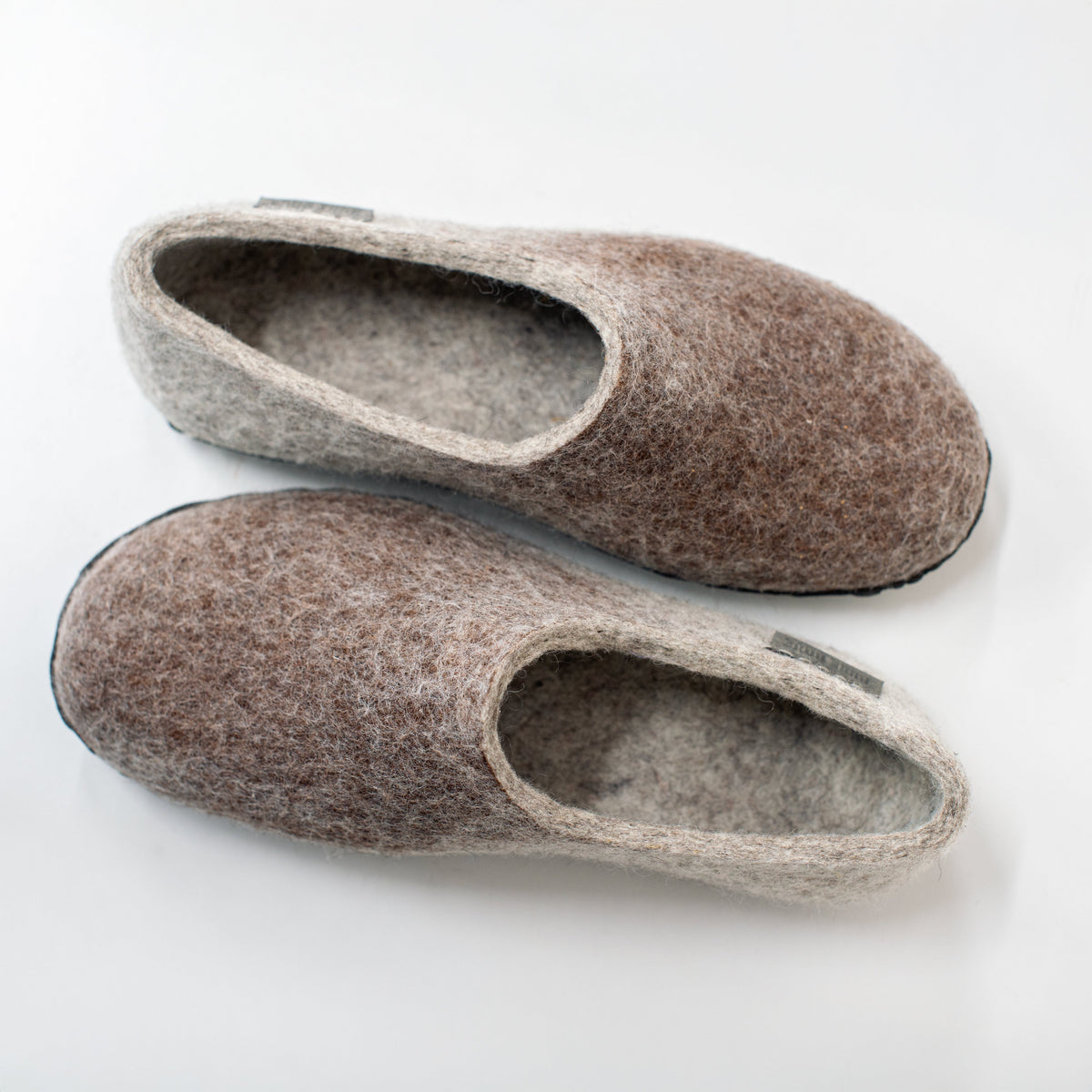 Men's OBRE Alpaca Wool Clog Slippers
