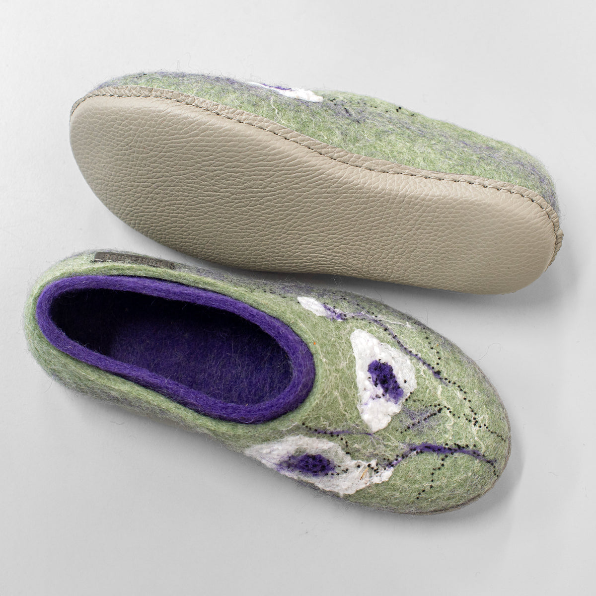 Viola 2in1 Handcrafted Wool Slippers