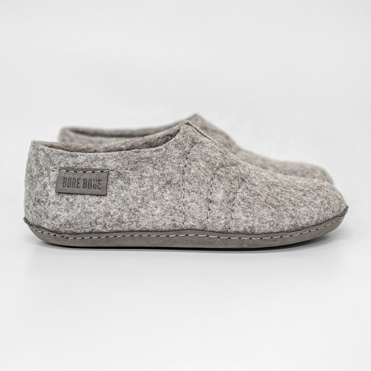 Gray COCOON Clogs for High Instep & Wide Feet