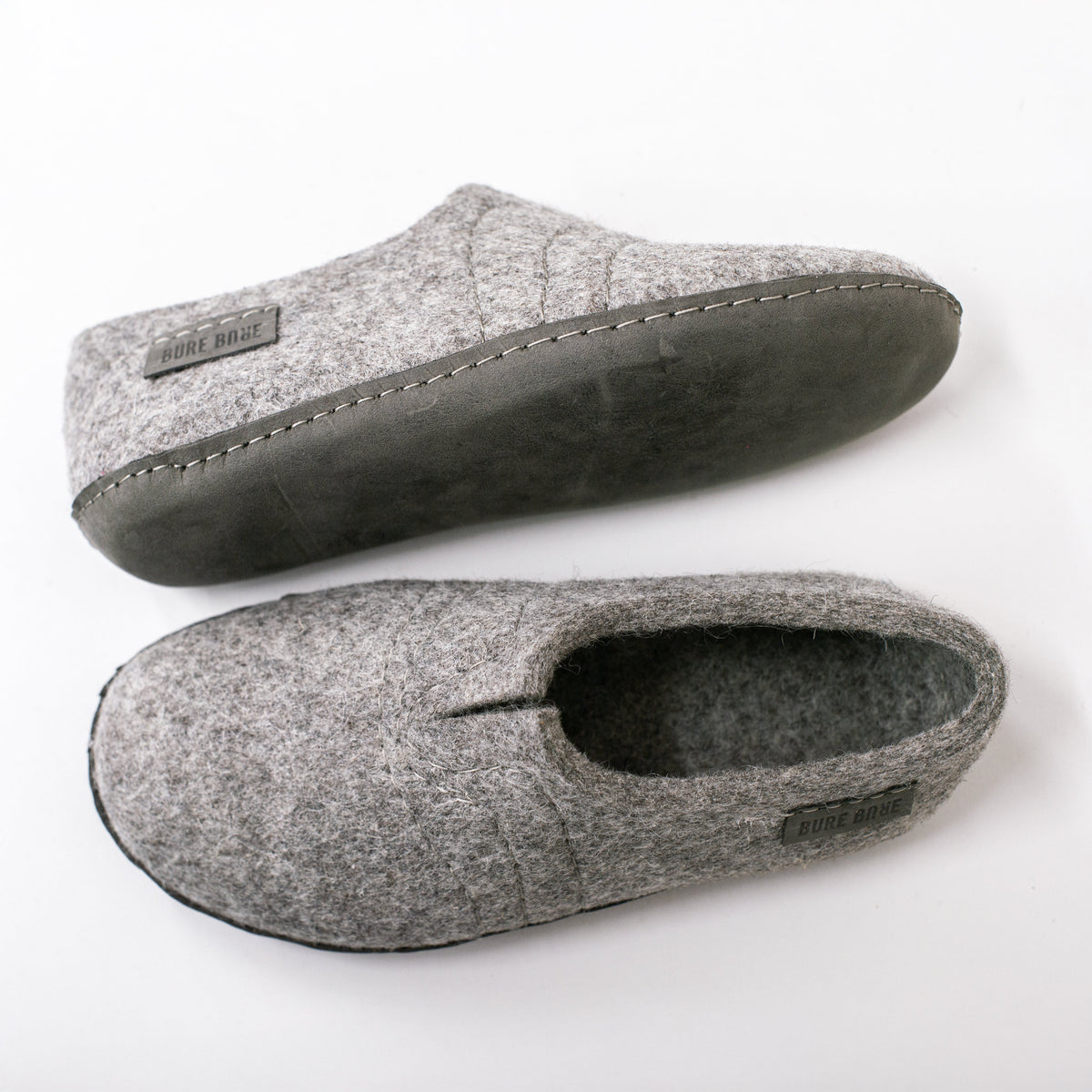 Gray COCOON Clogs for High Instep & Wide Feet