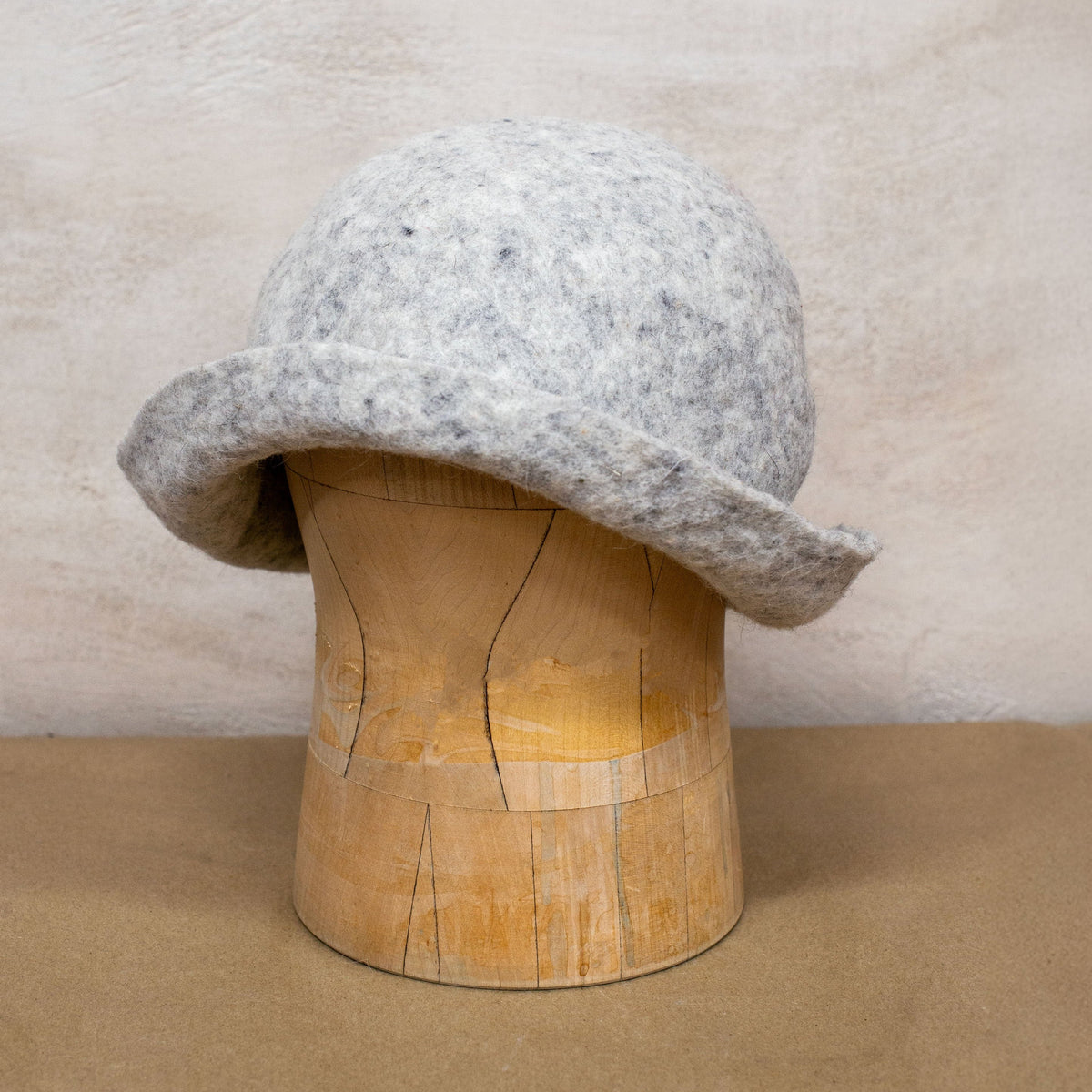 Soft Felted Wool Sauna Hat - Custom Name Personalization