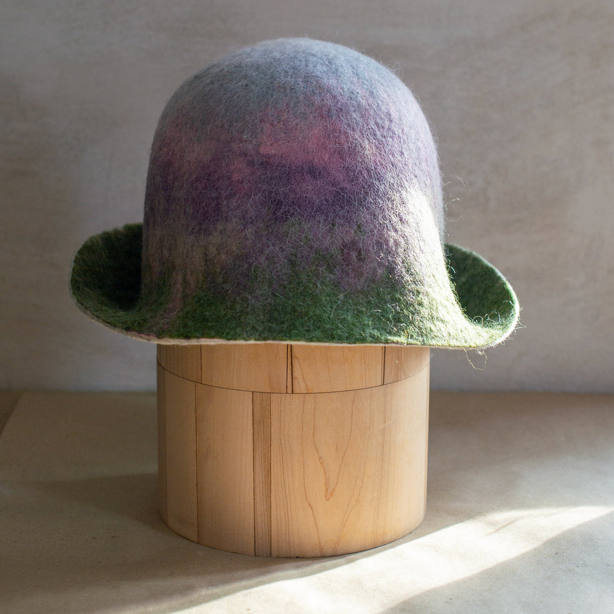 Thicker Double-Sided Felted Wool Sauna Hat - Custom Name