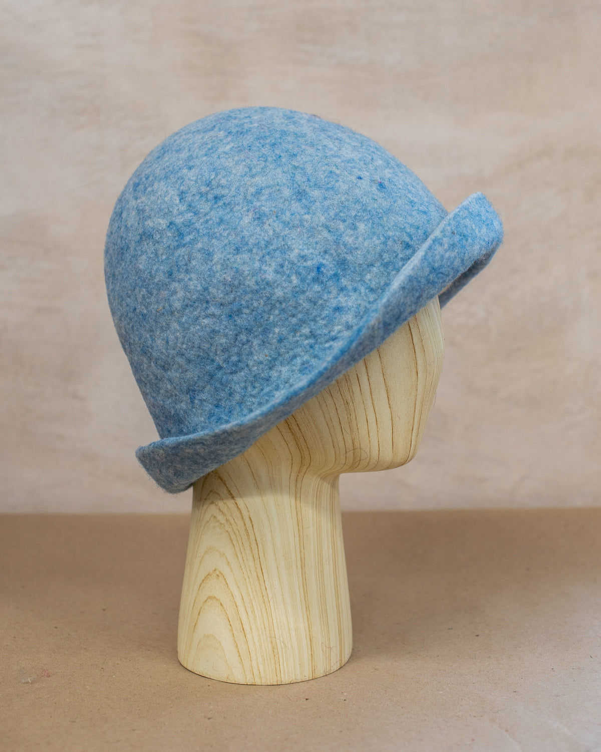 Soft Felted Wool Sauna Hat - Custom Name Personalization