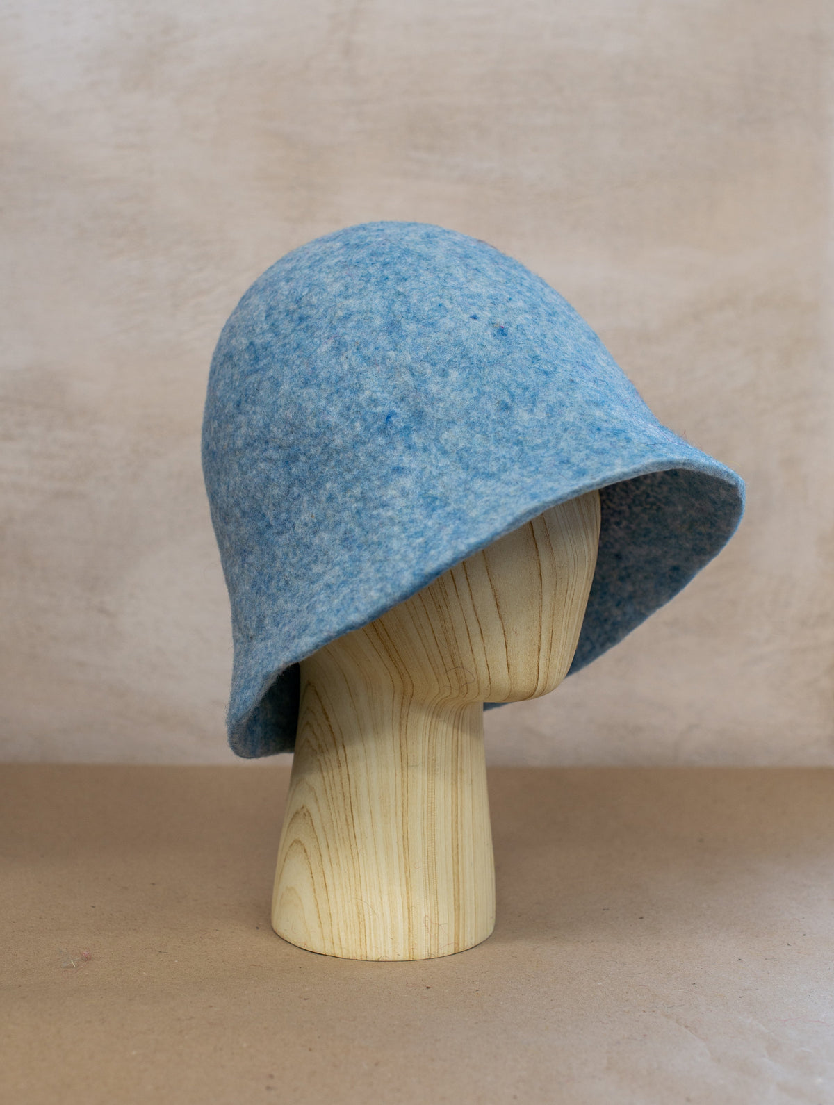Soft Felted Wool Sauna Hat - Custom Name Personalization