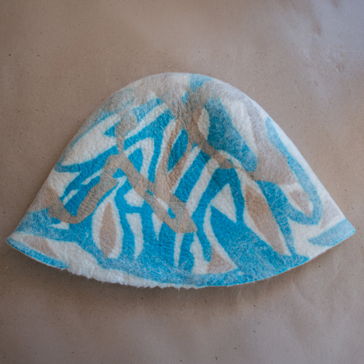 Extra Fine Merino Wool Reversible Sauna Hat
