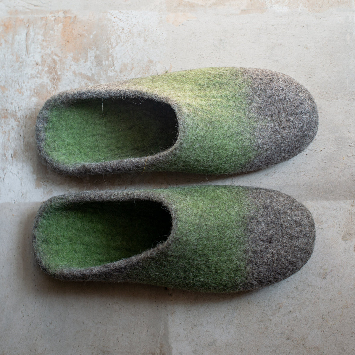 Men's Slip-On Felted Wool Slippers