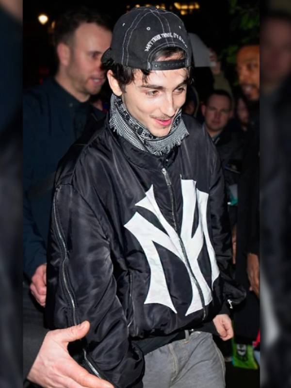 Timothee Chalamet NYC My City Bomber Jacket