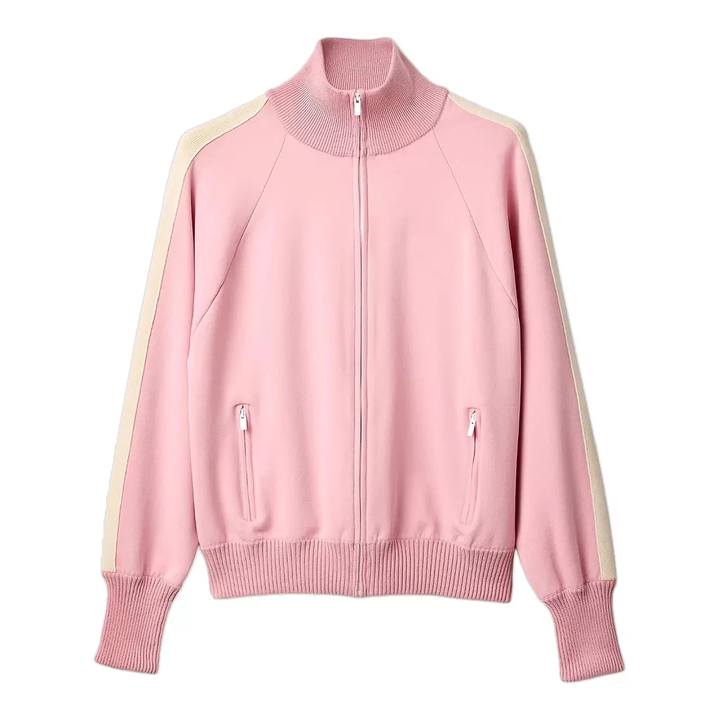 NYC 2026 Rihanna Retro Pink Track Jacket