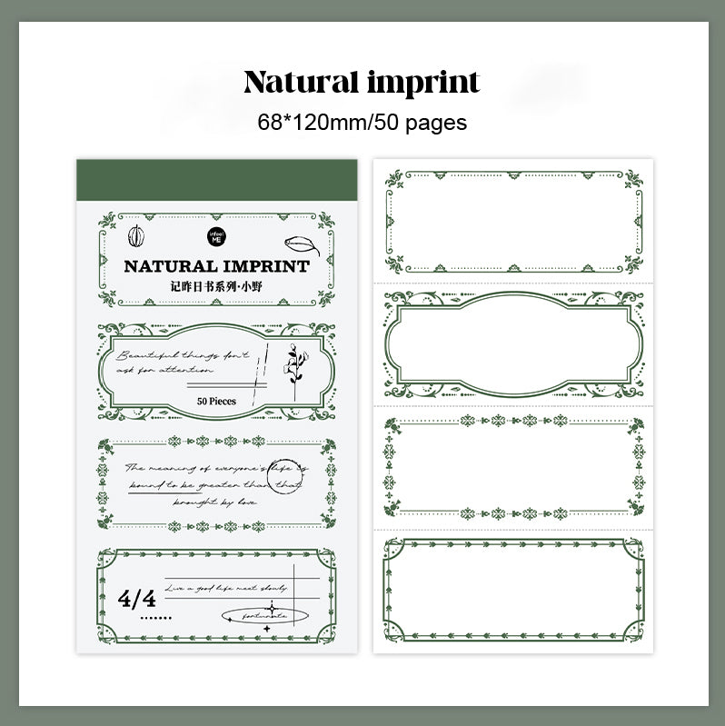 Paper More - Vintage Style Notepad