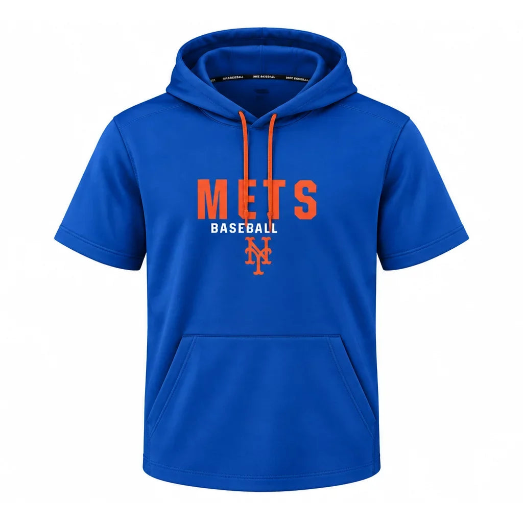 NY Mets Andy Green Blue Sleeveless Hoodie