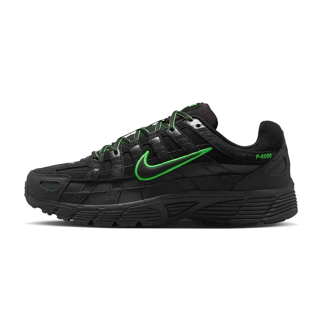 Nike P-6000 PRM Black Green Strike Trainers