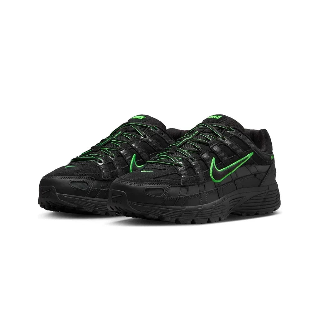Nike P-6000 PRM Black Green Strike Trainers