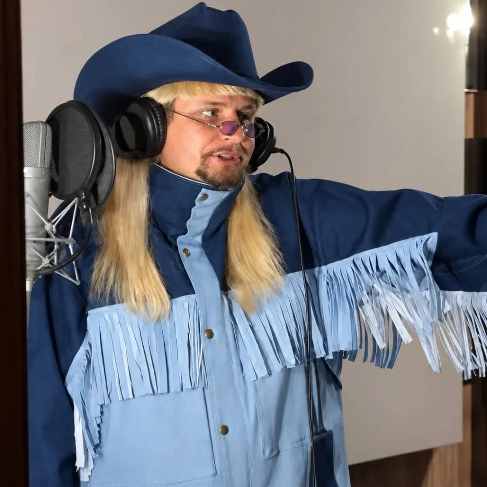 Oliver Tree Cowboy Tears Blue Jacket