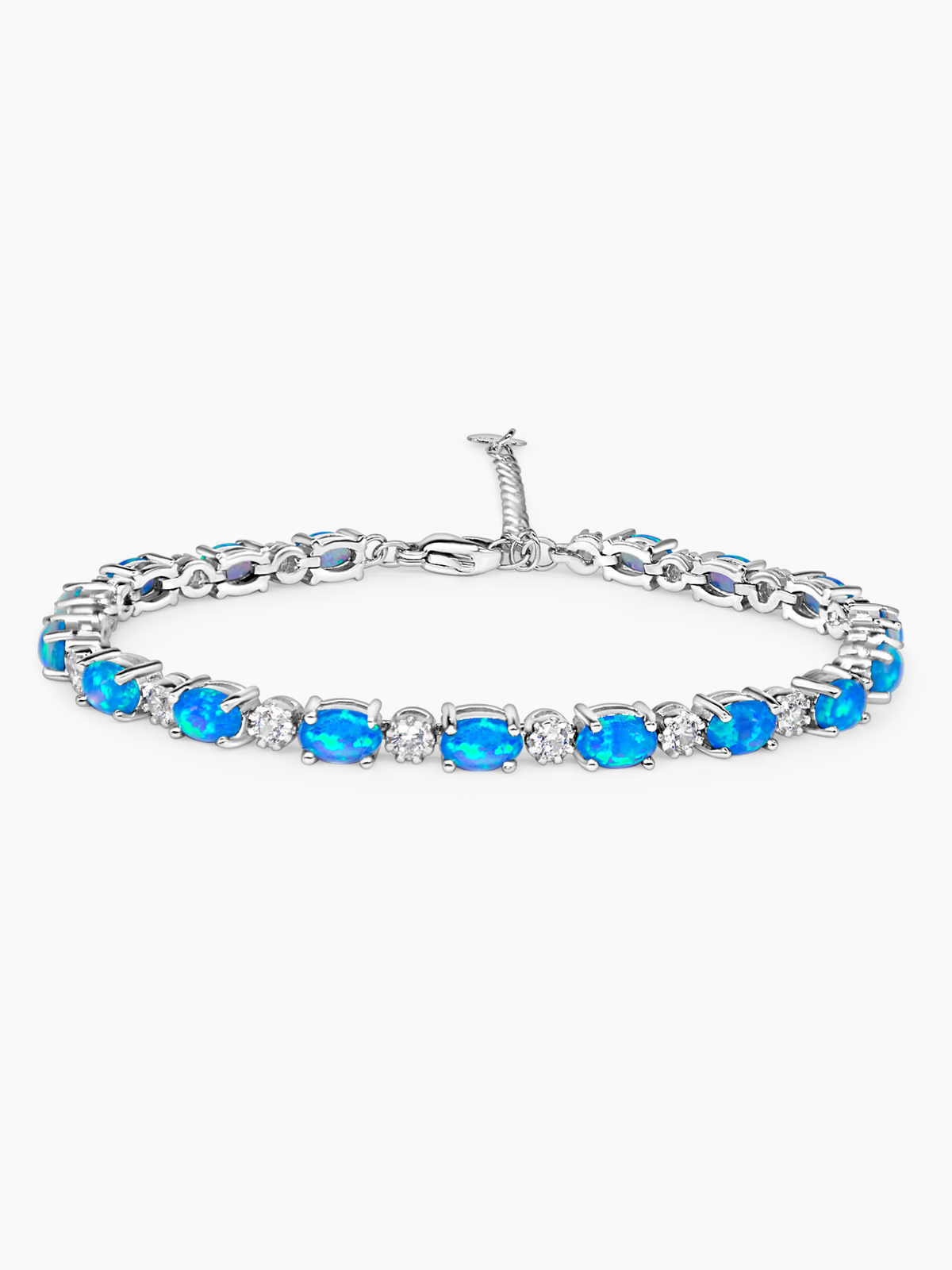 Adjustable Blue Opal Bracelet