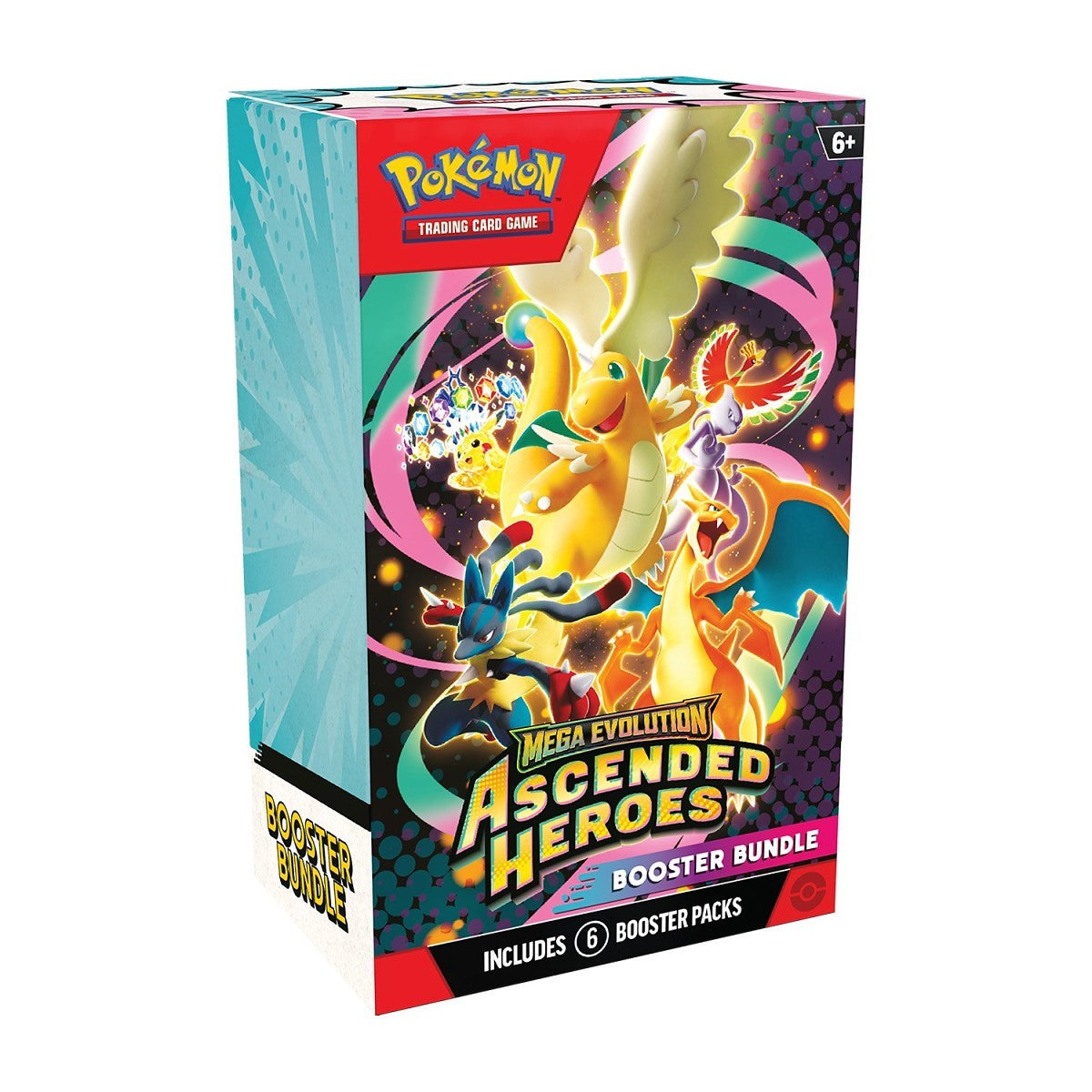 Pokémon TCG – Mega Evolution – Ascended Heroes Booster Bundle (6 Packs)