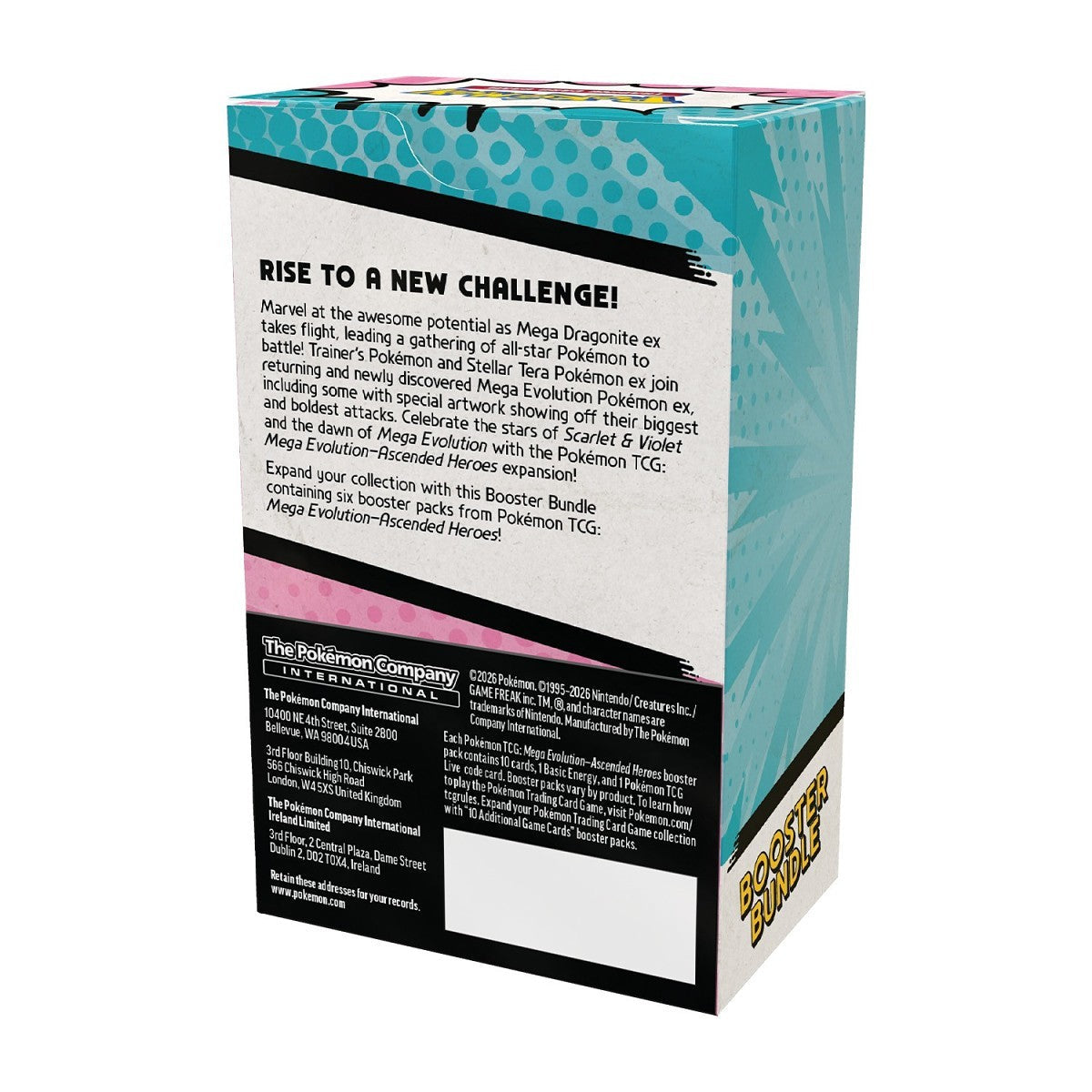 Pokémon TCG – Mega Evolution – Ascended Heroes Booster Bundle (6 Packs)