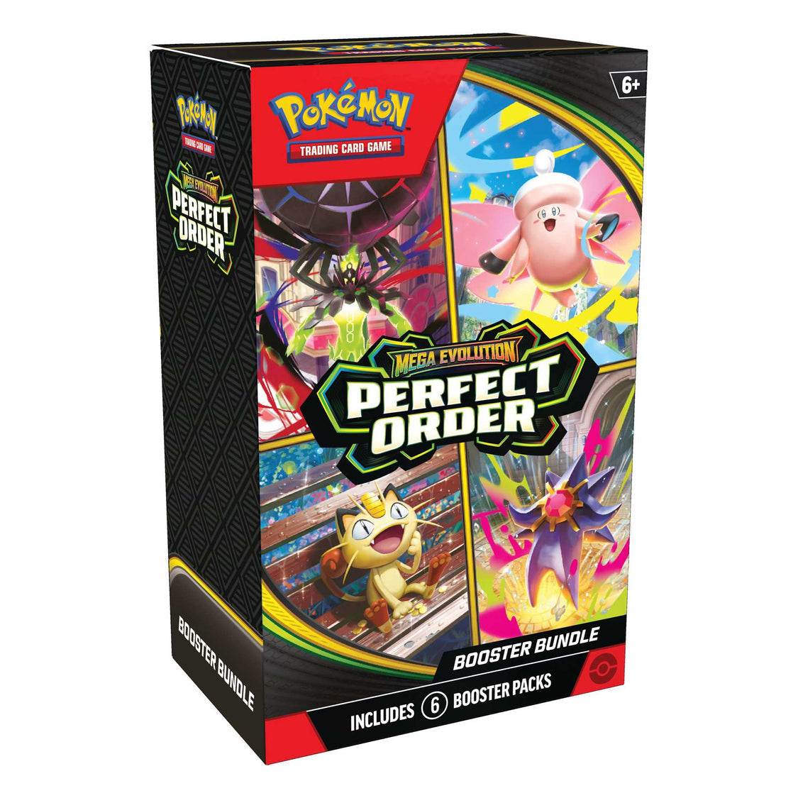Pokémon TCG – Mega Evolution – Perfect Order Booster Bundle (6 Packs)