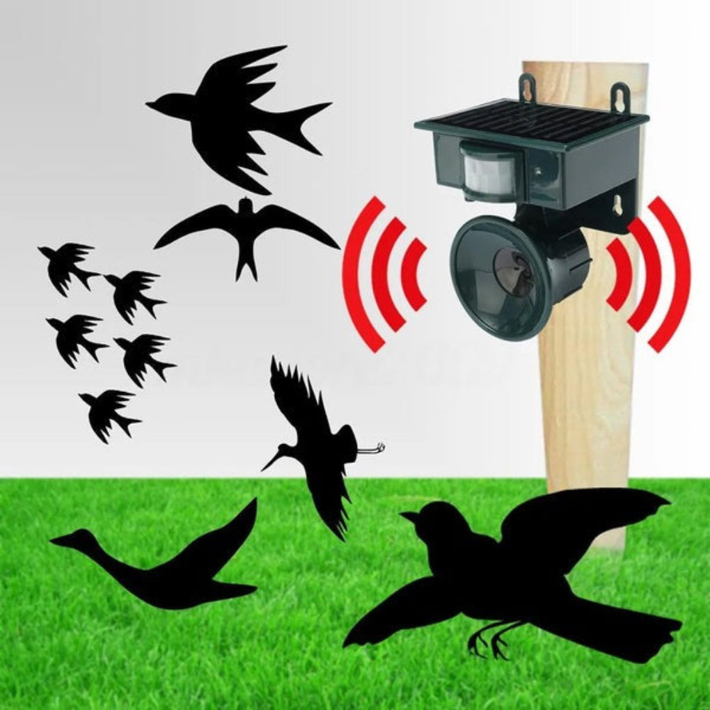 Automatic Outdoor Bird Scarer Solar Powered Repellent | Premium Quality