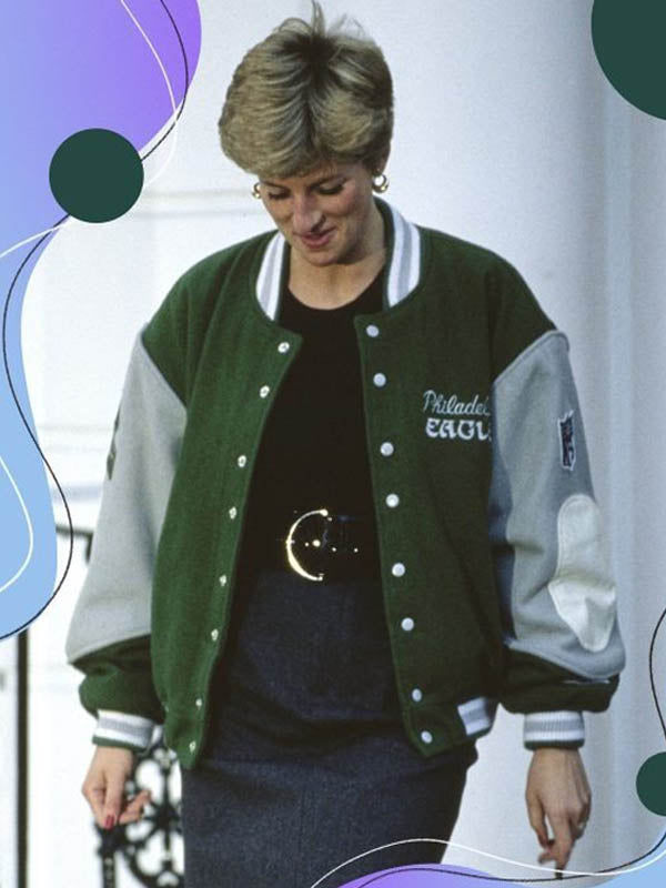 Philadelphia Princess Diana Eagles Wool Jacket