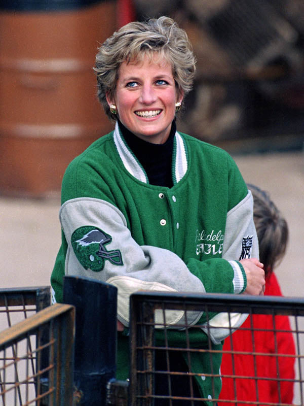 Philadelphia Princess Diana Eagles Wool Jacket