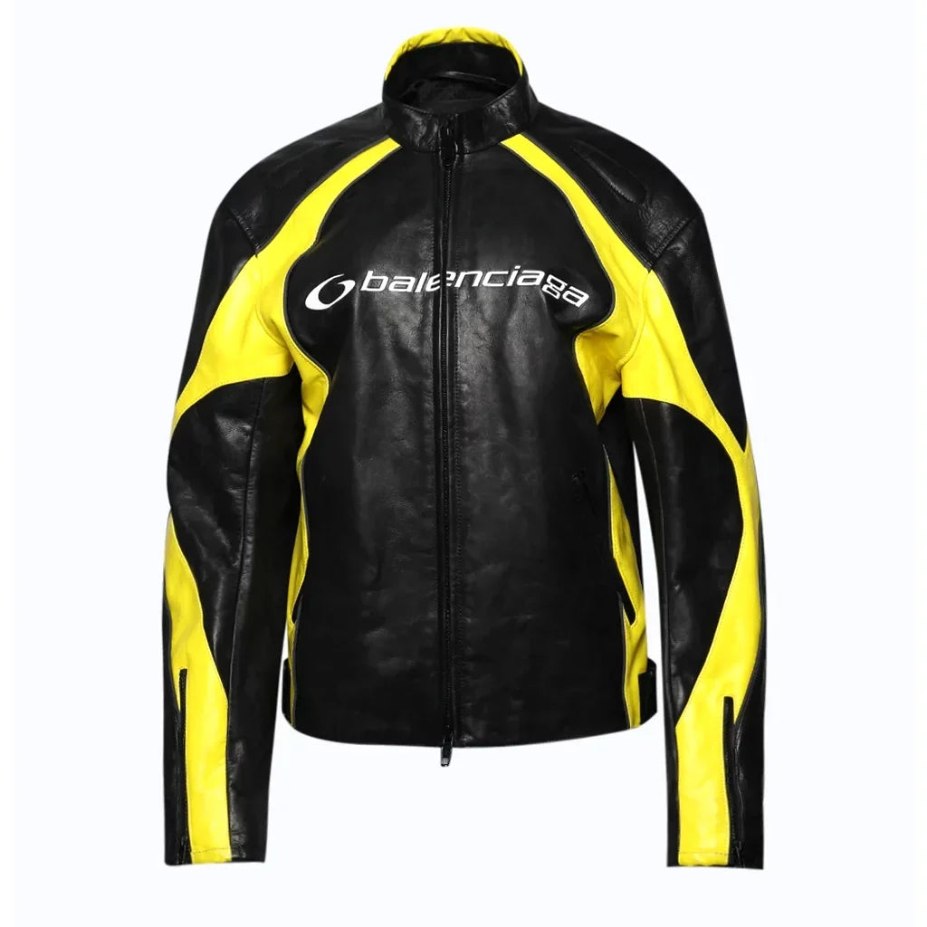 R&B Tour Balenciaga 2026 Chris Brown Leather Jacket