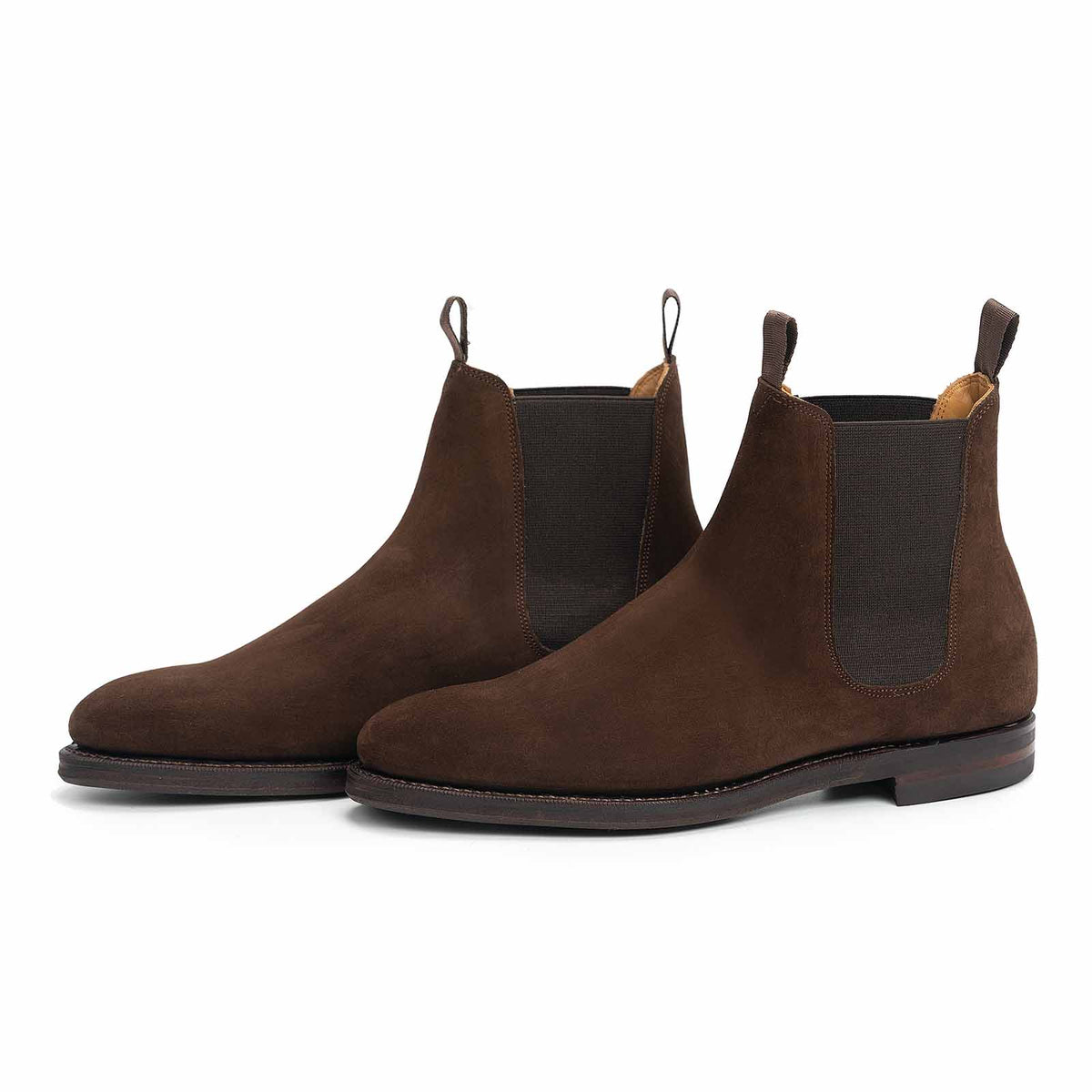 101050 - Brown Suede Wholecut Chelsea Boot - E