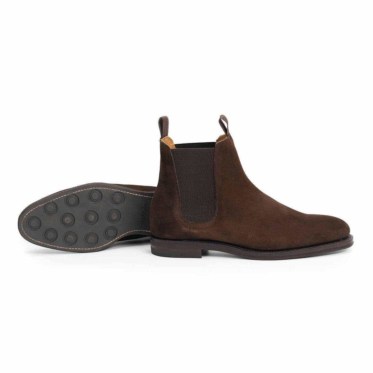 101050 - Brown Suede Wholecut Chelsea Boot - E