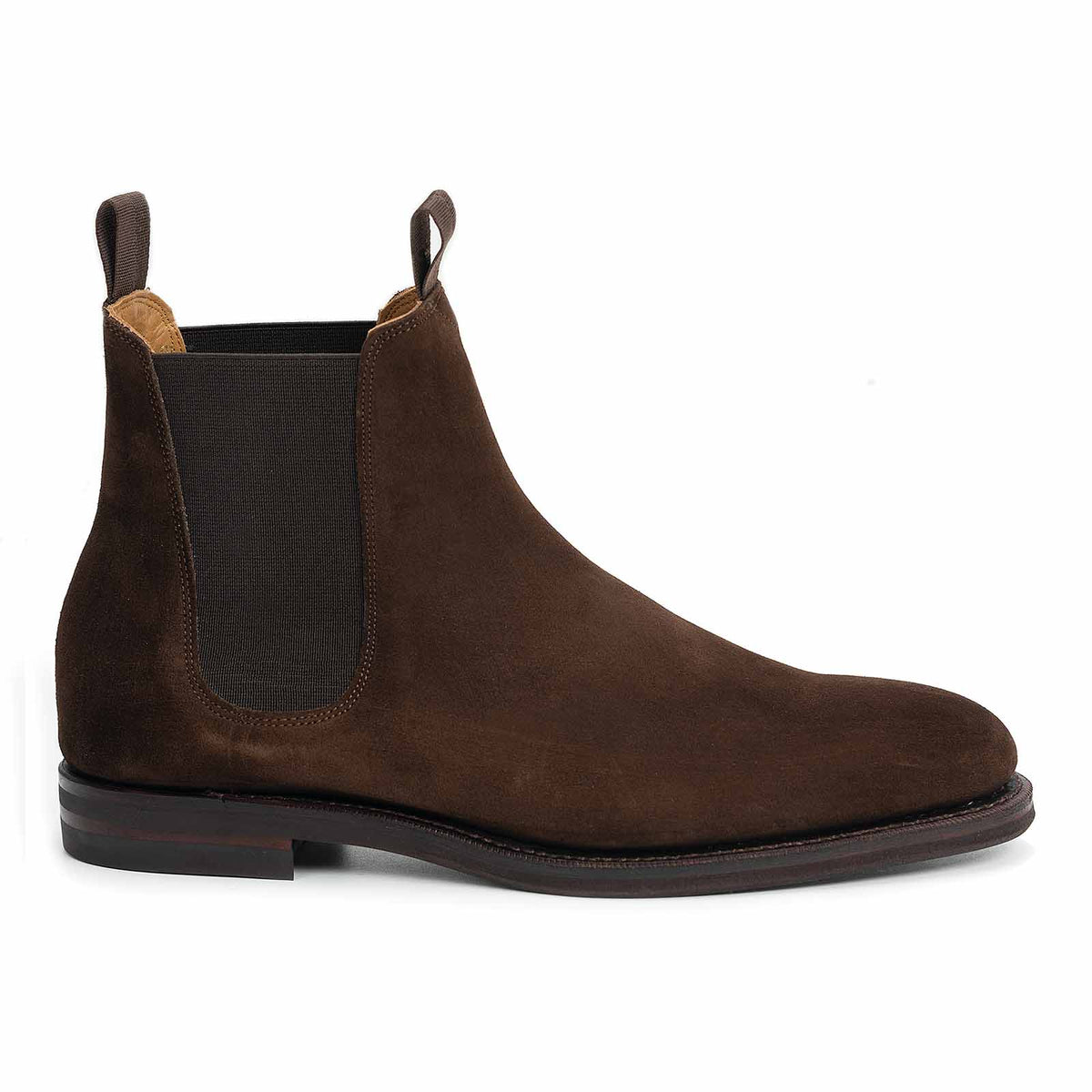 101050 - Brown Suede Wholecut Chelsea Boot - E
