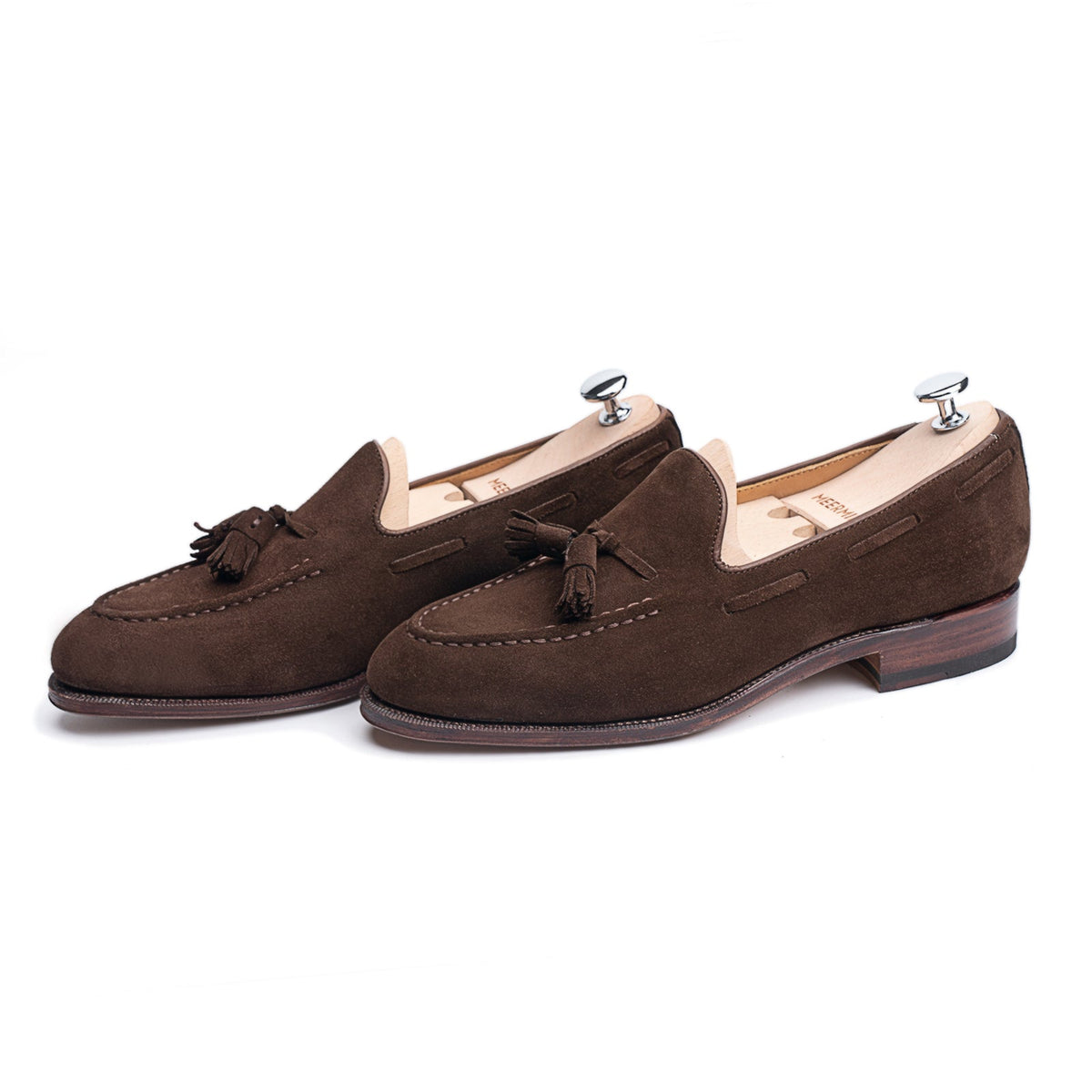 101381 - Brown Suede Tassel Loafer - E