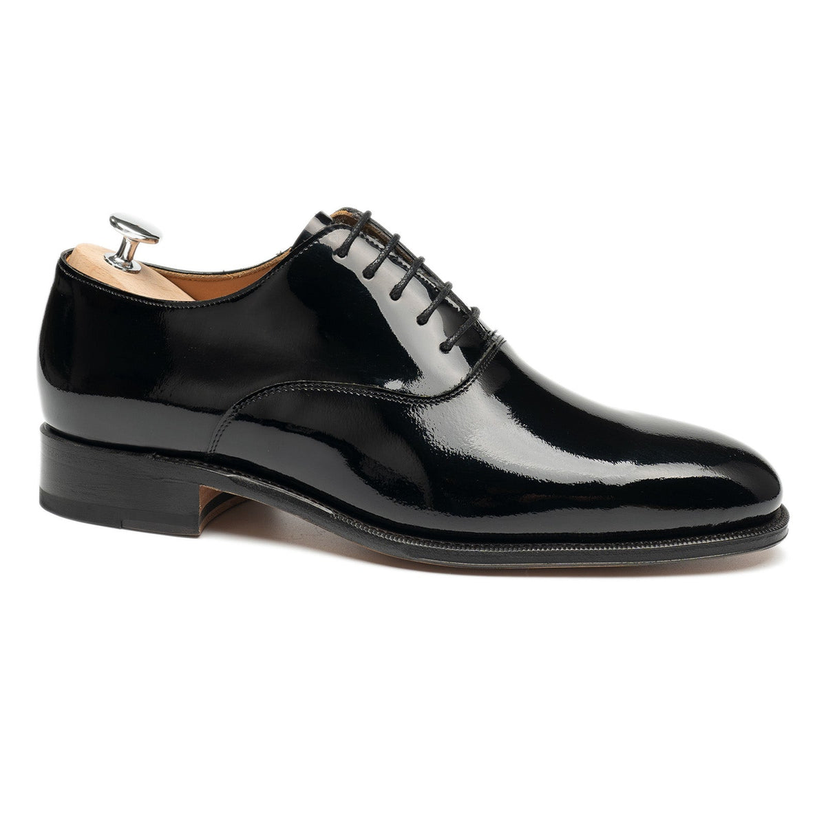 114450 - Black Patent Tuxedo Shoe - E