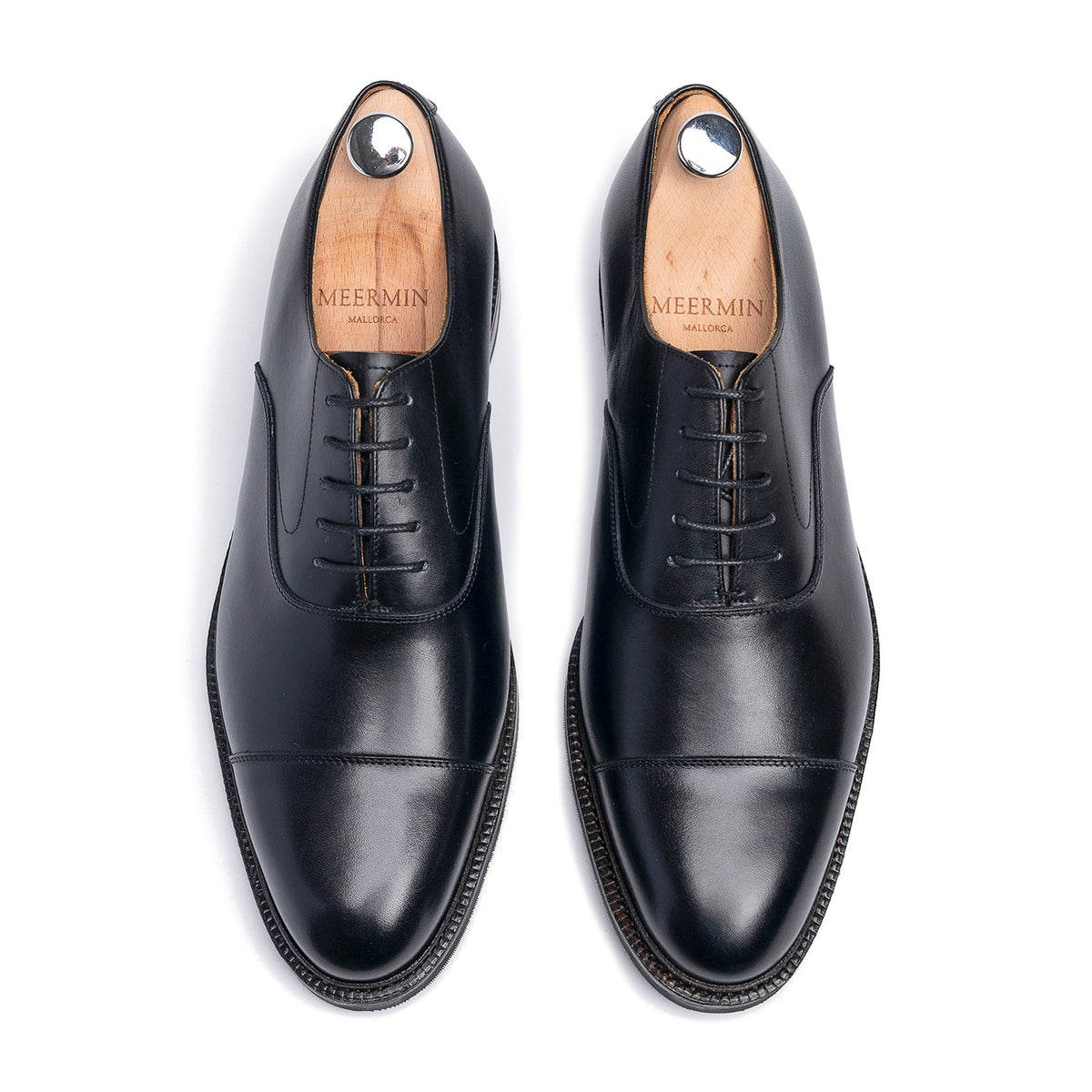 116660 - Black Calf Cap Toe Oxford - E (Ultraflex System)
