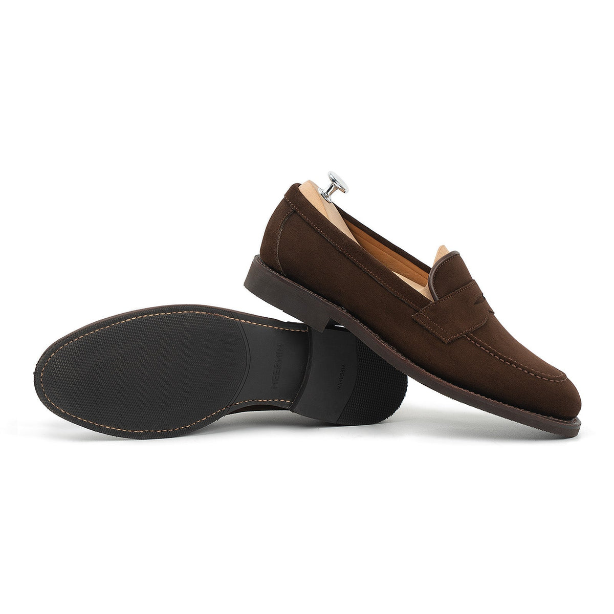 514045 - Brown Superbuck Penny Loafer - E