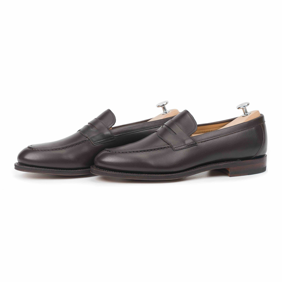 514084 - Expresso Antique Calf Penny Loafer - E
