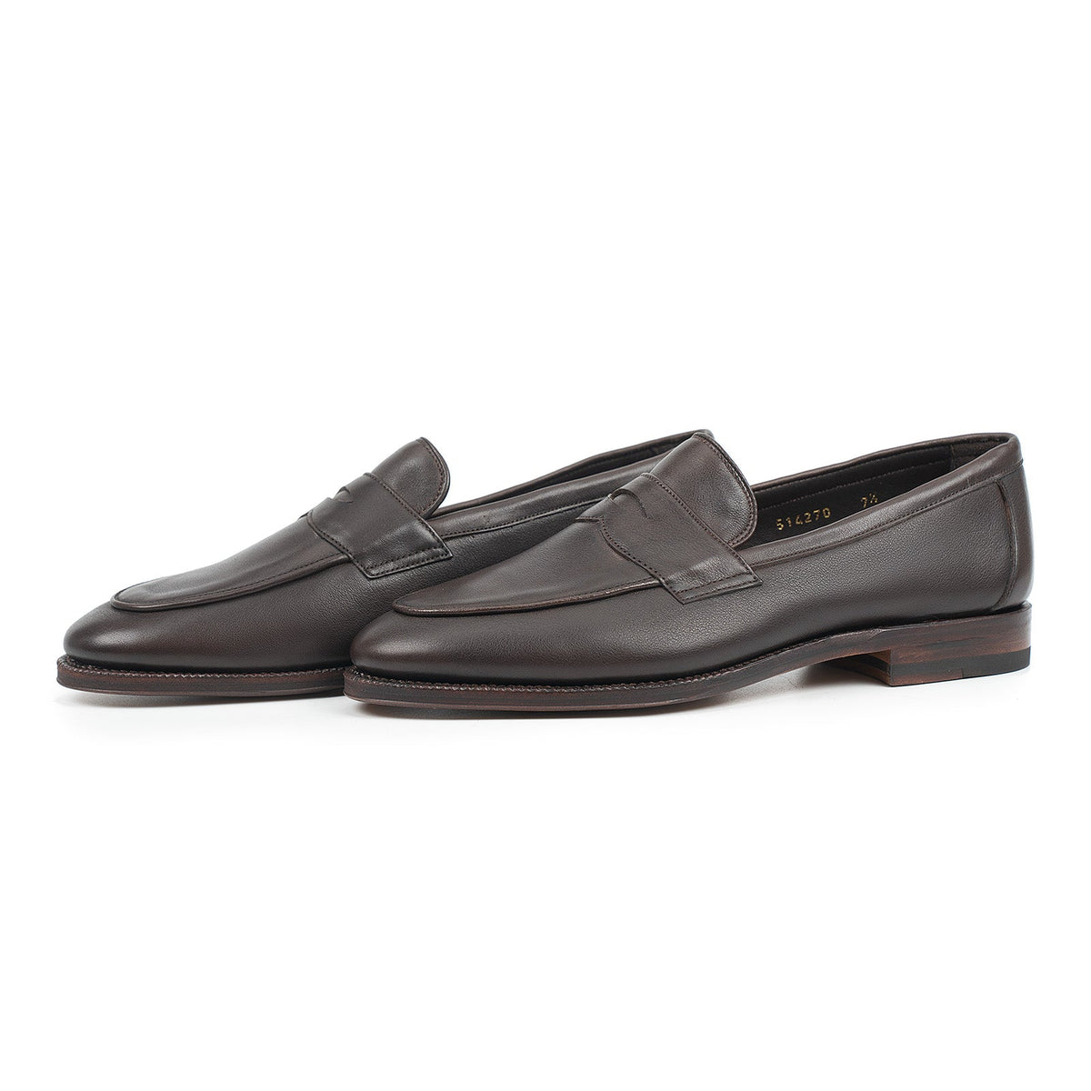 514270 - Brown Softcalf Penny Loafer - E